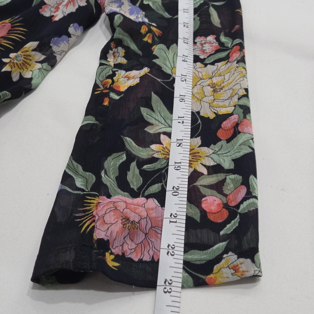 Tommy Hilfiger Floral Chiffon Dress Size 4 - Picture 8 of 11